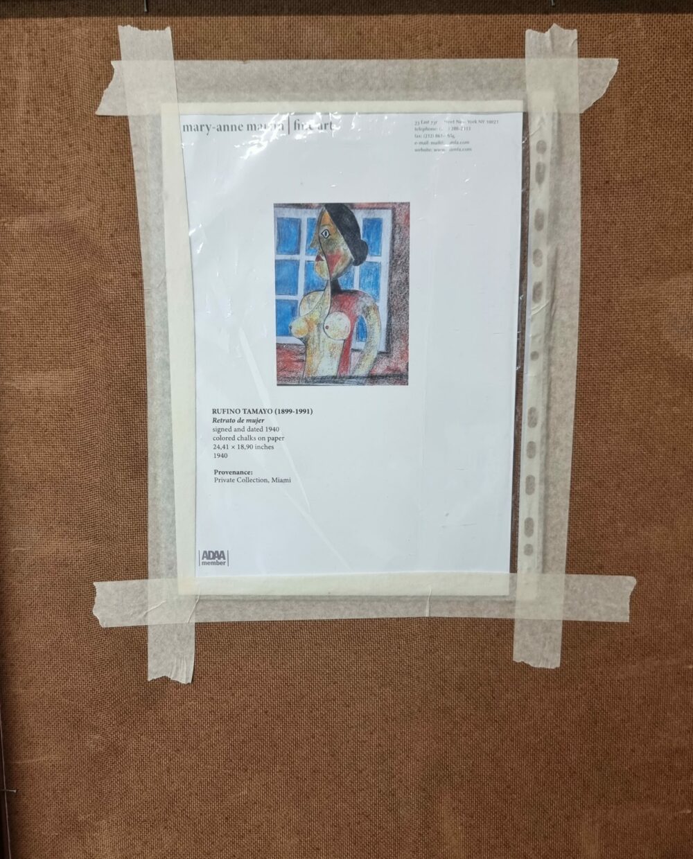 RETRATO DE MUJER