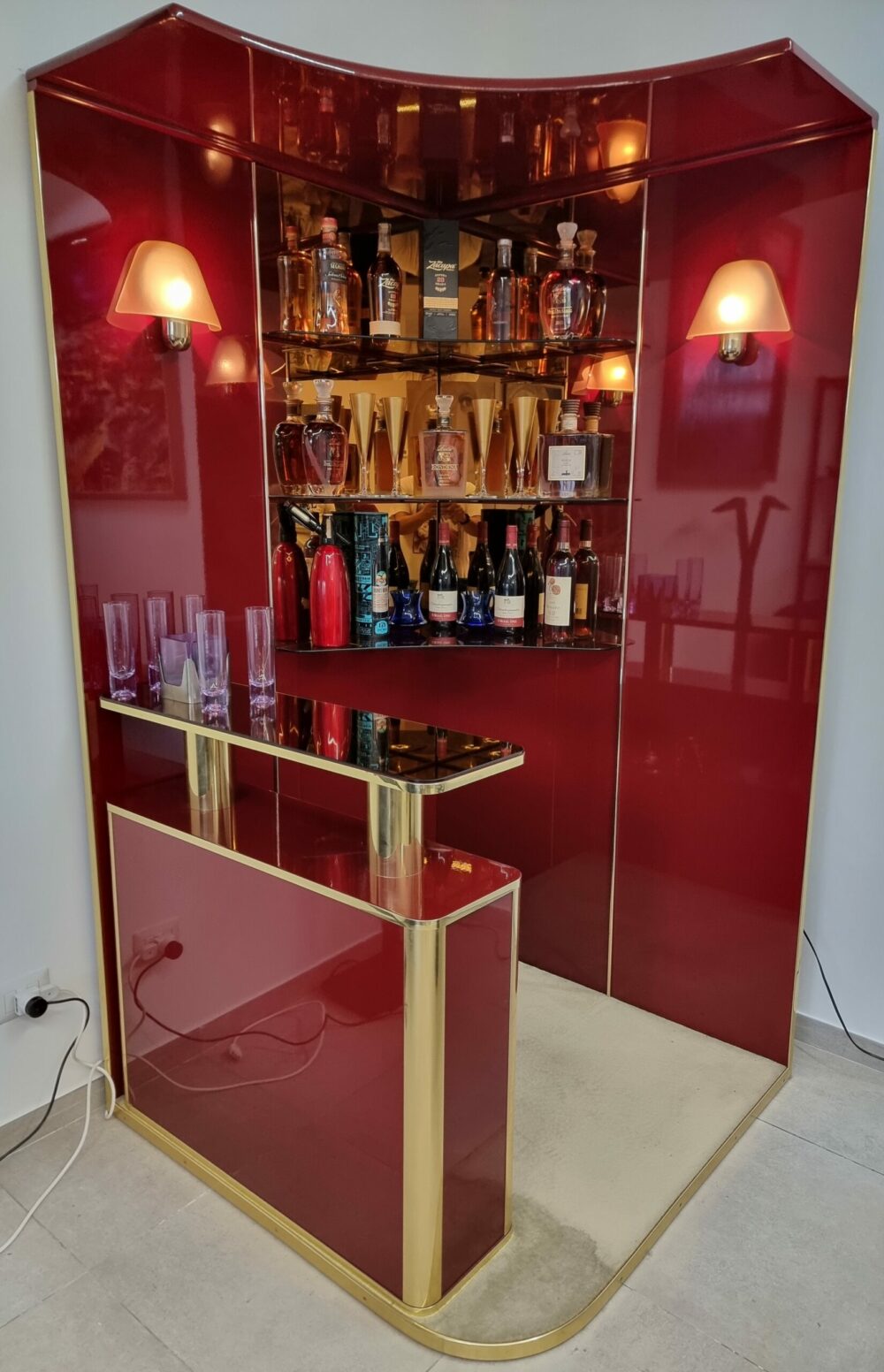 MOBILE BAR LACCATO