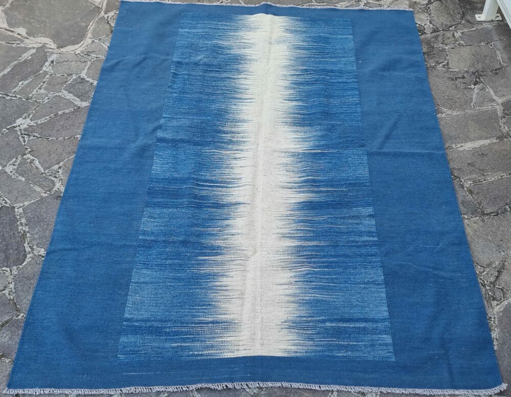 TAPPETO AZZURRO KILIM