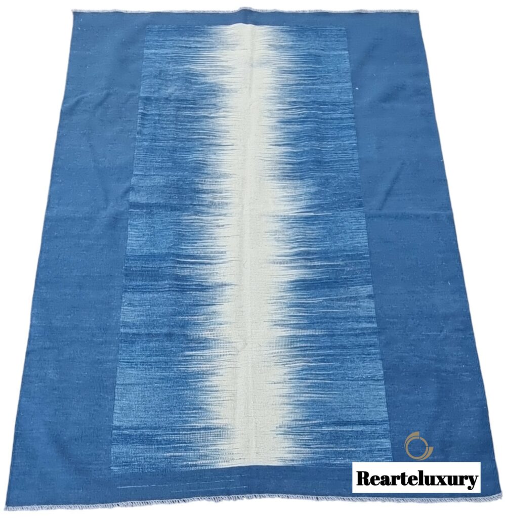 TAPPETO AZZURRO KILIM