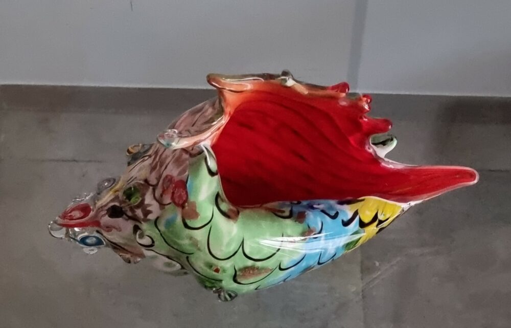 SCULTURA CONCHIGLIA MURANO