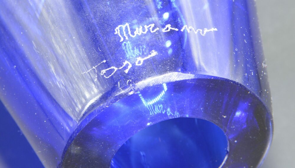 SCULTURA TESTA MURANO