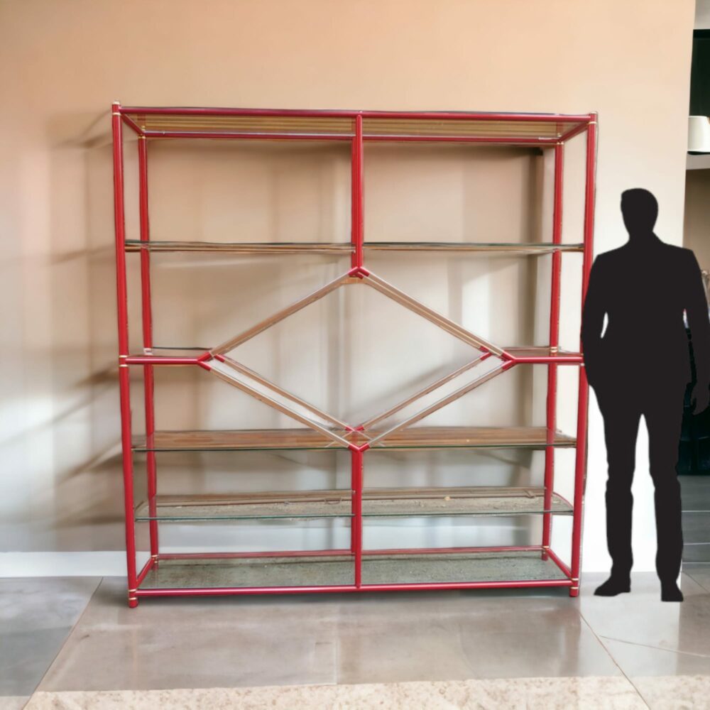 LIBRERIA LACCATA ROSSA