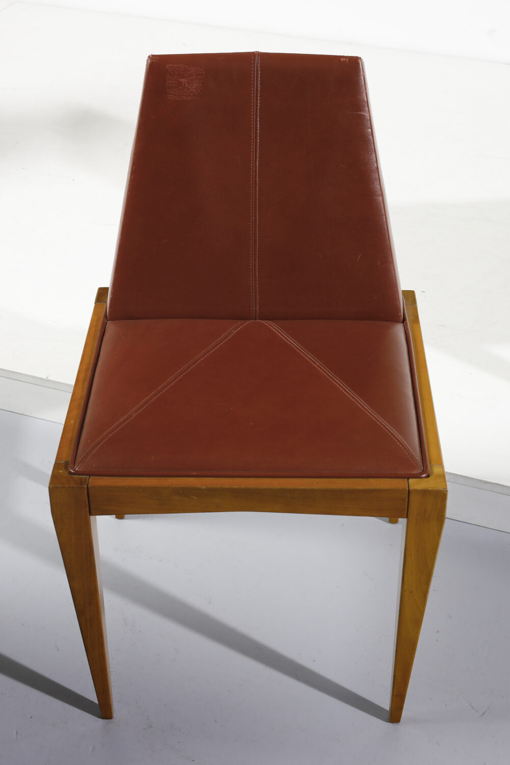 SEDIE LEGNO E PELLE