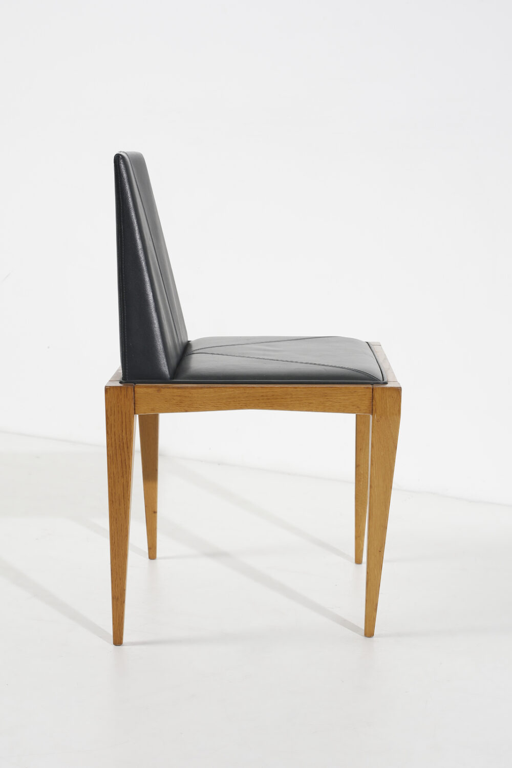 SEDIE LEGNO E PELLE