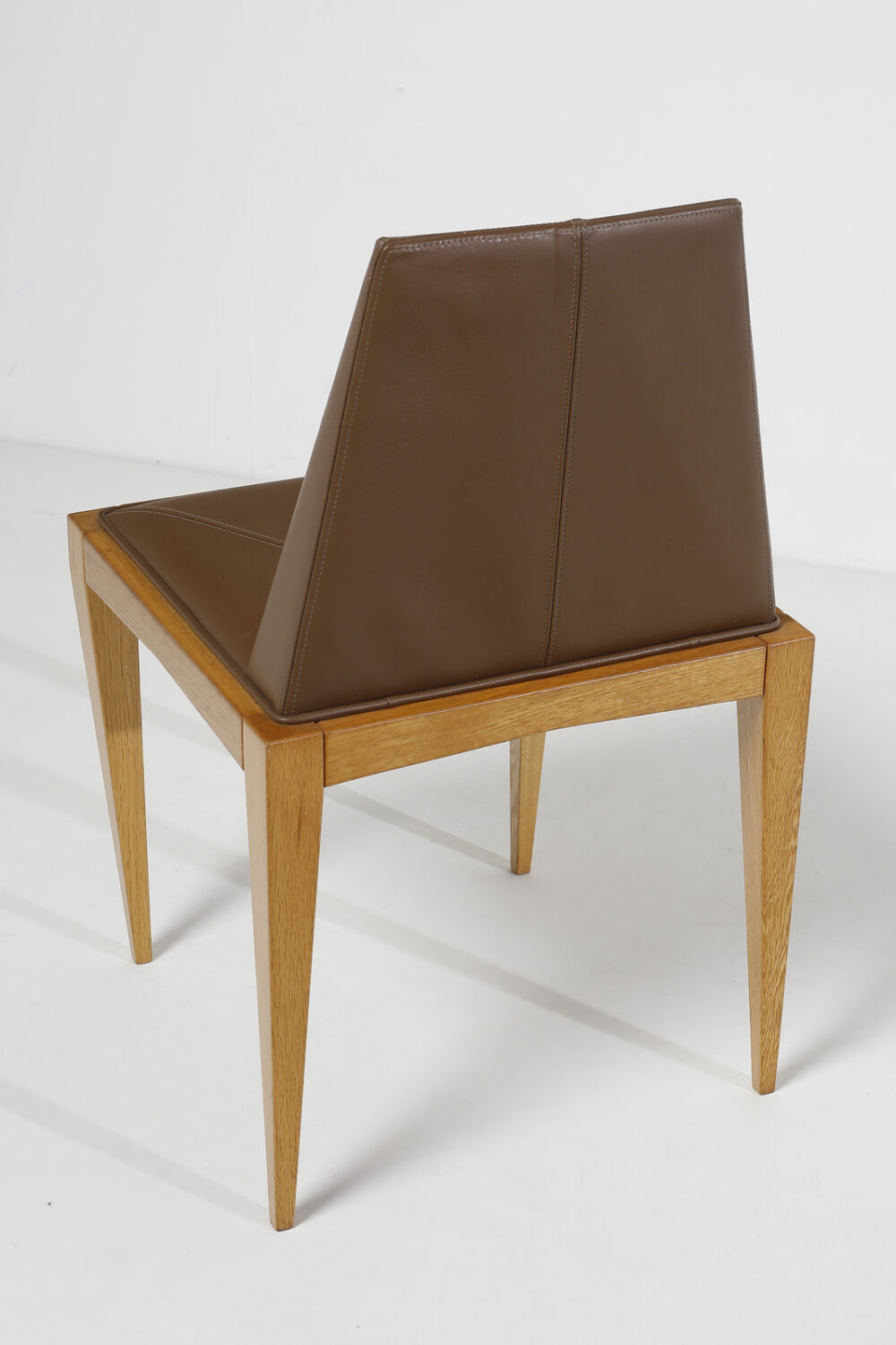 SEDIE LEGNO E PELLE